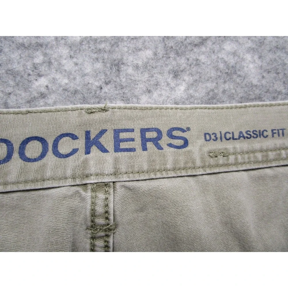 Dockers Pants Mens 40 X‎ 30 Beige Chino D3 Classic Fit Canvas